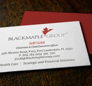 <span>- bmg1 -</span>Blackmaple Group Business Cards